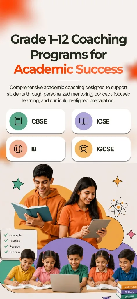 Grade 1–12 coaching programs for academic success at Catalyst Classes